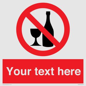 Custom prohibition no alcohol